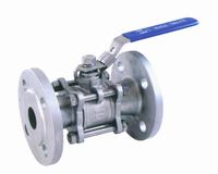 Three 3 Pieces Flanged Ball Valve Stainelss Steel 316l 304l 304 Material 1000psi