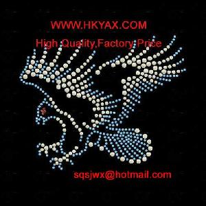 eagle rhinestone pattern motif