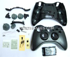 Housing Shell Case For Xbox 360 Wireless Controller Black