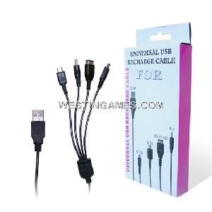 Ndsi / Dsl / Gba Sp / Nds / Psp Recharge Cable