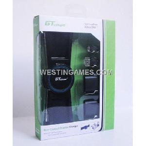 Non-contact Double Battery Charger For Xbox 360 Wireless Controller Black