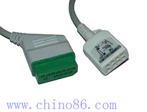 Nihon Kohden Jc-906p Six Lead Ecg Trunk Cable