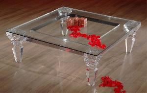 acrylic coffee table j916216