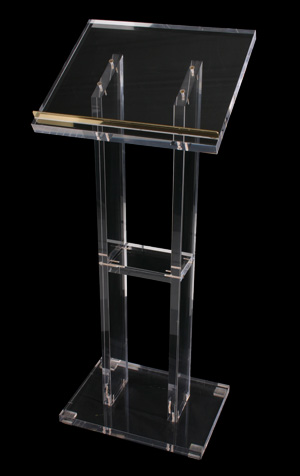 acrylic lectern j912282