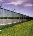 chain link fence pvc