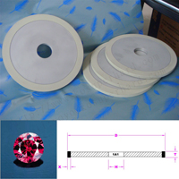 Best Selling In India Ceramic Bond Diamond Bruting Wheel, Polishing Wheel, Nature Diamond