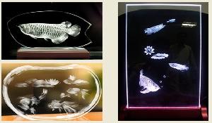 3d mini crystal laser engraving machine