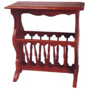 solid mahogany magazine paper rack wooden indoor furniture java indonesia kiln dry