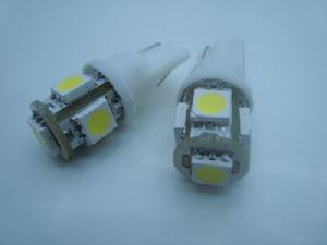 2x 3 chips 5 smd led light bulb 194 w5w t10