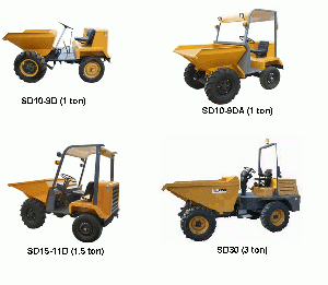 1 3 ton portable dumper construction machinery hydraulci tipping