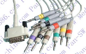 Good Hp Phillips 10 Leads Ecg Cable With Banana End