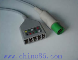 hellige five ecg trunk cable