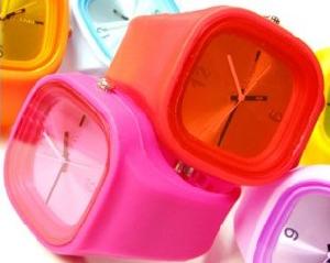 jelly silicone watch