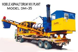 mobile asphalt drum mix plant