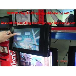 touch screen digital signage player pop pos display