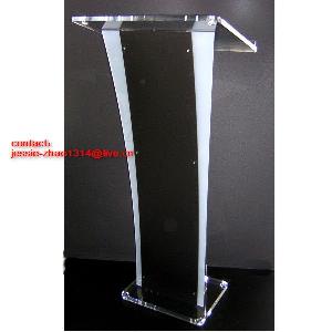 crystal acrylic lectern