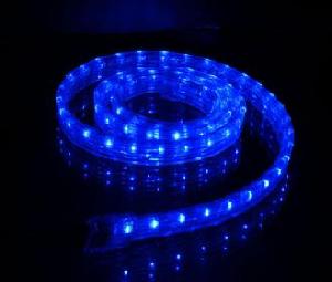 blue led rope light ultra bright flat 3 wire