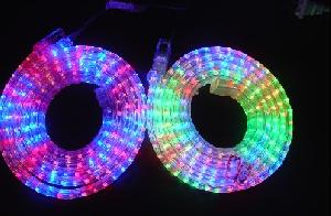 rgb 3 wire flat led rope light