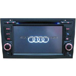 7 Inch Hd Screen Car Dvd For Audi A4, Built-in Gps, Bt, Tv, Ipod, Am / Fm / Rds, Can Bus