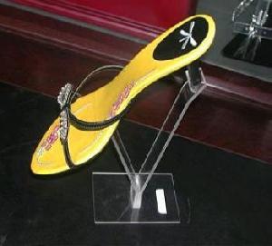 Acrylic High-heeled Shoes Display Stand