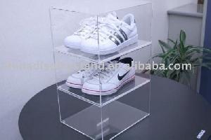 clear acrylic shoe box