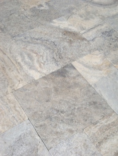 Ash Silver Travertine Tumbled