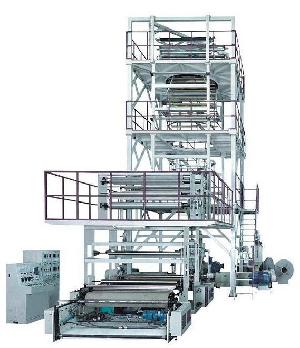 five layers co extrusion film blowing machine