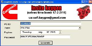 New Cummins Insite Keygen For 7.3 Or 7.4