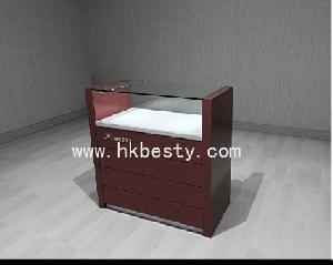 wood metal display cases