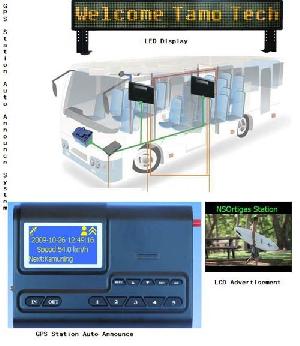 transport gps auto announce bus train metro