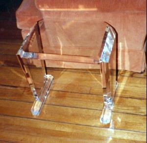 acrylic sofa table