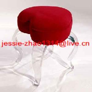 Heart Acrylic Stool