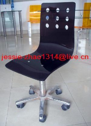 Rotating Acrylic Office Chair