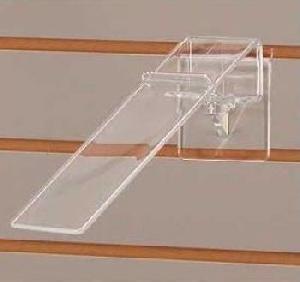 Acrylic Heel Hold Swivel Shoe Display For Slatwall
