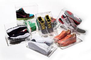 clear shoe box