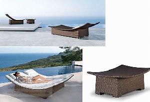 Synthetic Wicker Patio Furniture Synthetic Rattan Lounge