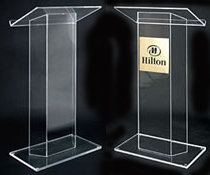 Clear Acrylic Lectern