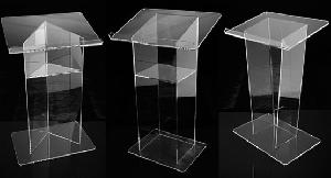 plexiglass lectern