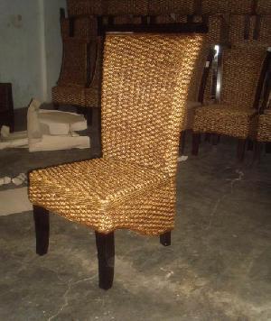 Regina Dining Chair Woven Wicker Rattan Indoor Furniture Java Bali Indonesia