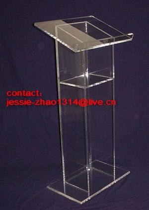 crystal lectern