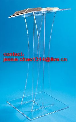 New Design Crystal Acrylic Podium Specialized Manufacturer In China