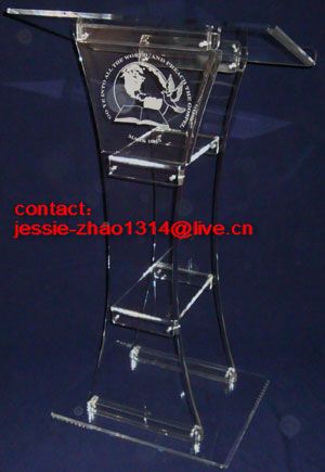 plexiglas lucite podium