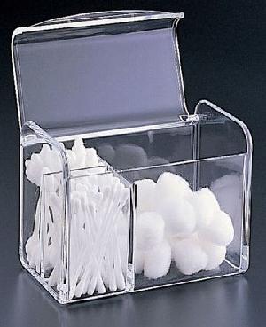 3 Compartment Cotton Ball And Swab Box