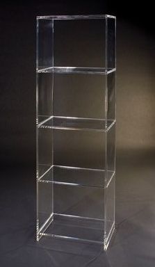 Lucite Acrylic Bookshelf