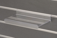 Plexi Slatwall Acrylic Shoe Shelf