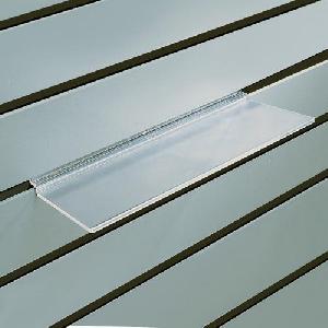 Plexi Slatwall Shoe Shelf