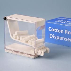 Cotton Roll Dispenser Clear Acrylic