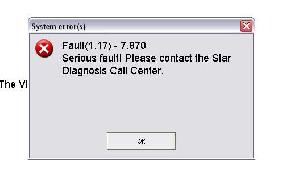 Xentry Fault 1.17 -7.870 Error Fix