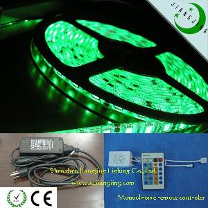 60led m 5050 led strip light ip65 crystal resin monochrome remote controler power adapter