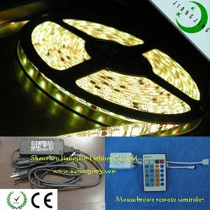 Y / W / Ww 60led / M 5050 Led Strip Light Ip68 Solid Tube Monochrome Remote Controler Power Adapter